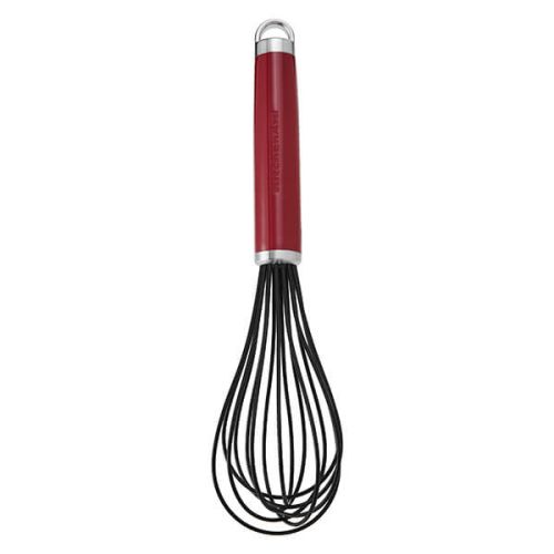 KitchenAid Silicone Whisk, Empire Red, Carded