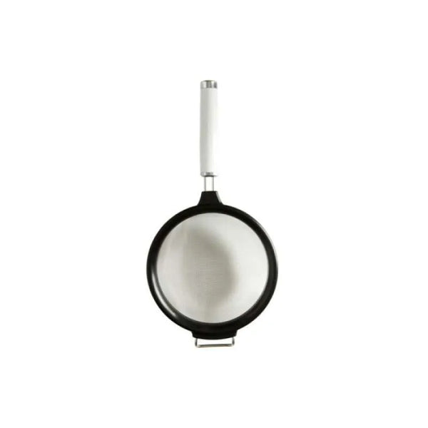 KitchenAid Classic 7In Strainer W Metal Lip White